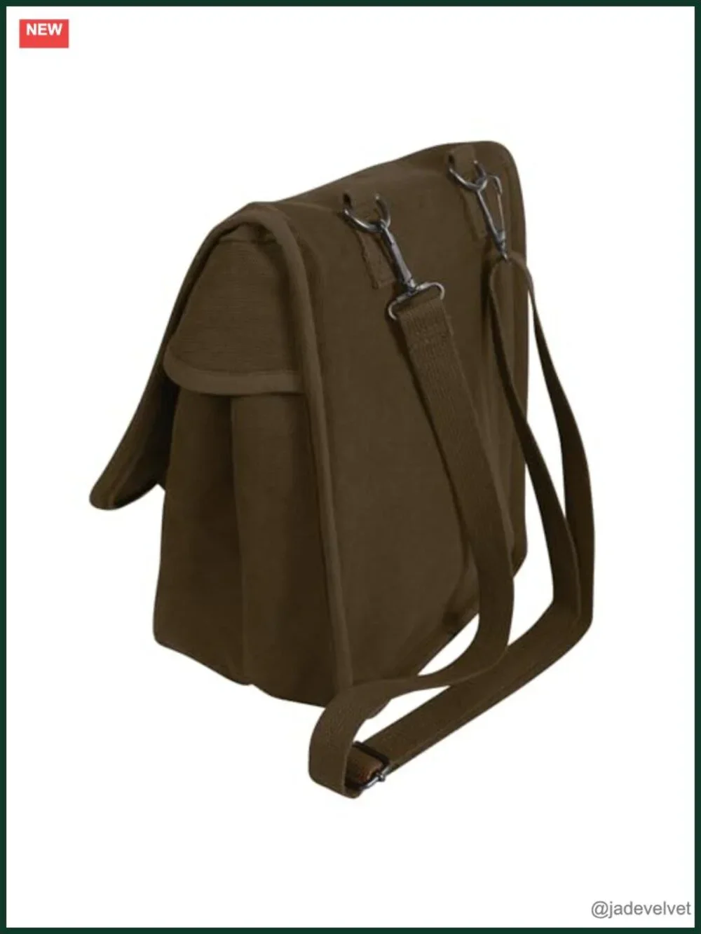 Canvas Map Case Shoulder Bag - Rugged Crossbody EDC Utility Storage